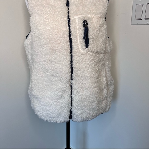 Original Weatherproof Vintage Sherpa Hooded Vest Size Large - Picture 12 of 13